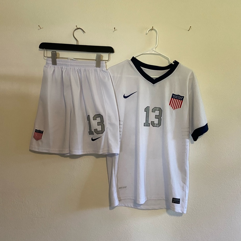 Alex Morgan Jersey and shorts set
